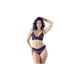 Ensemble 2 pièces dentelle avec strass 